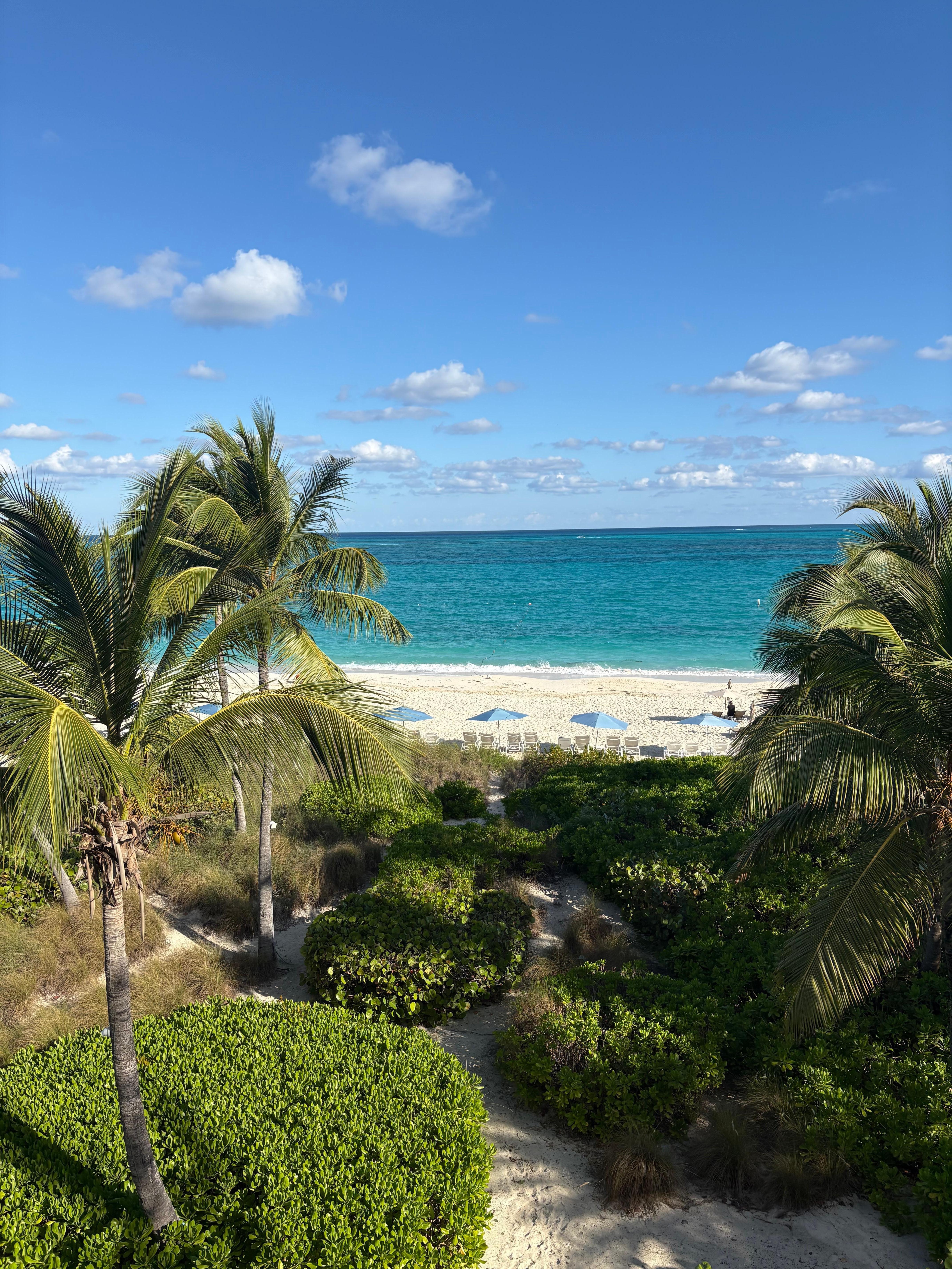 View from our balcony.