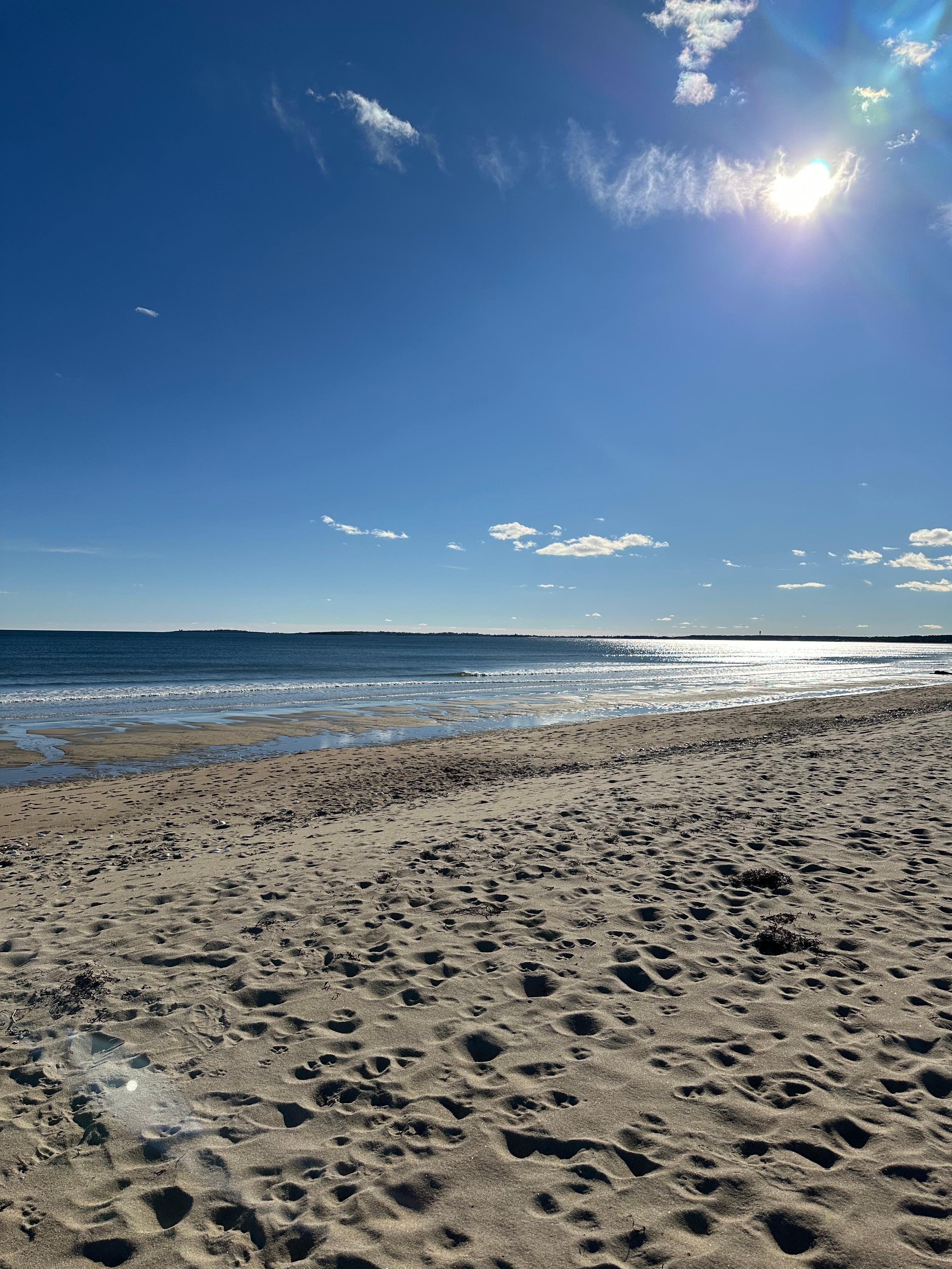 Gorgeous beach right down the street!