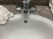 Water tap needs to be farther away, very poor installation