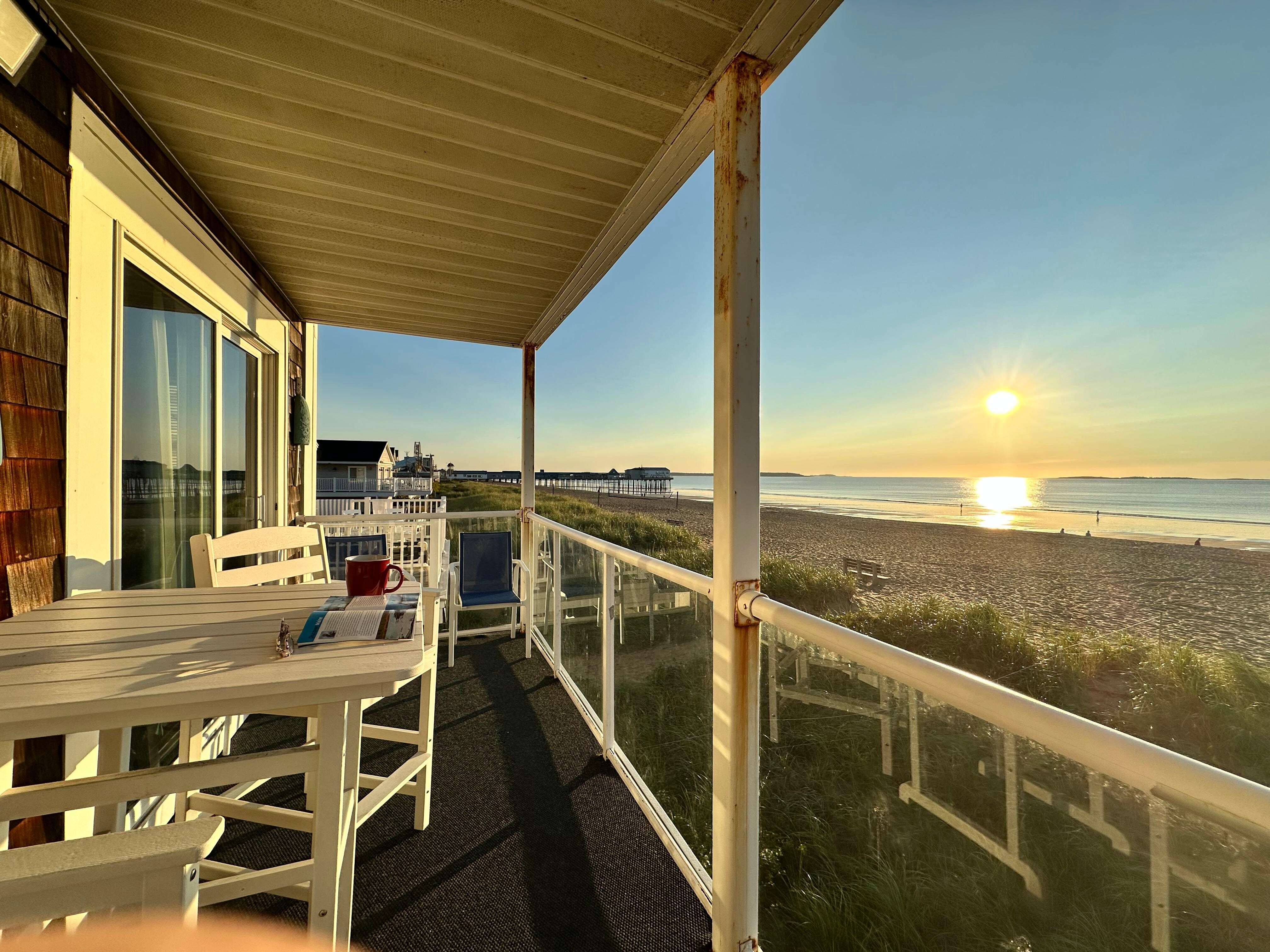 Sunrise with my coffee. 