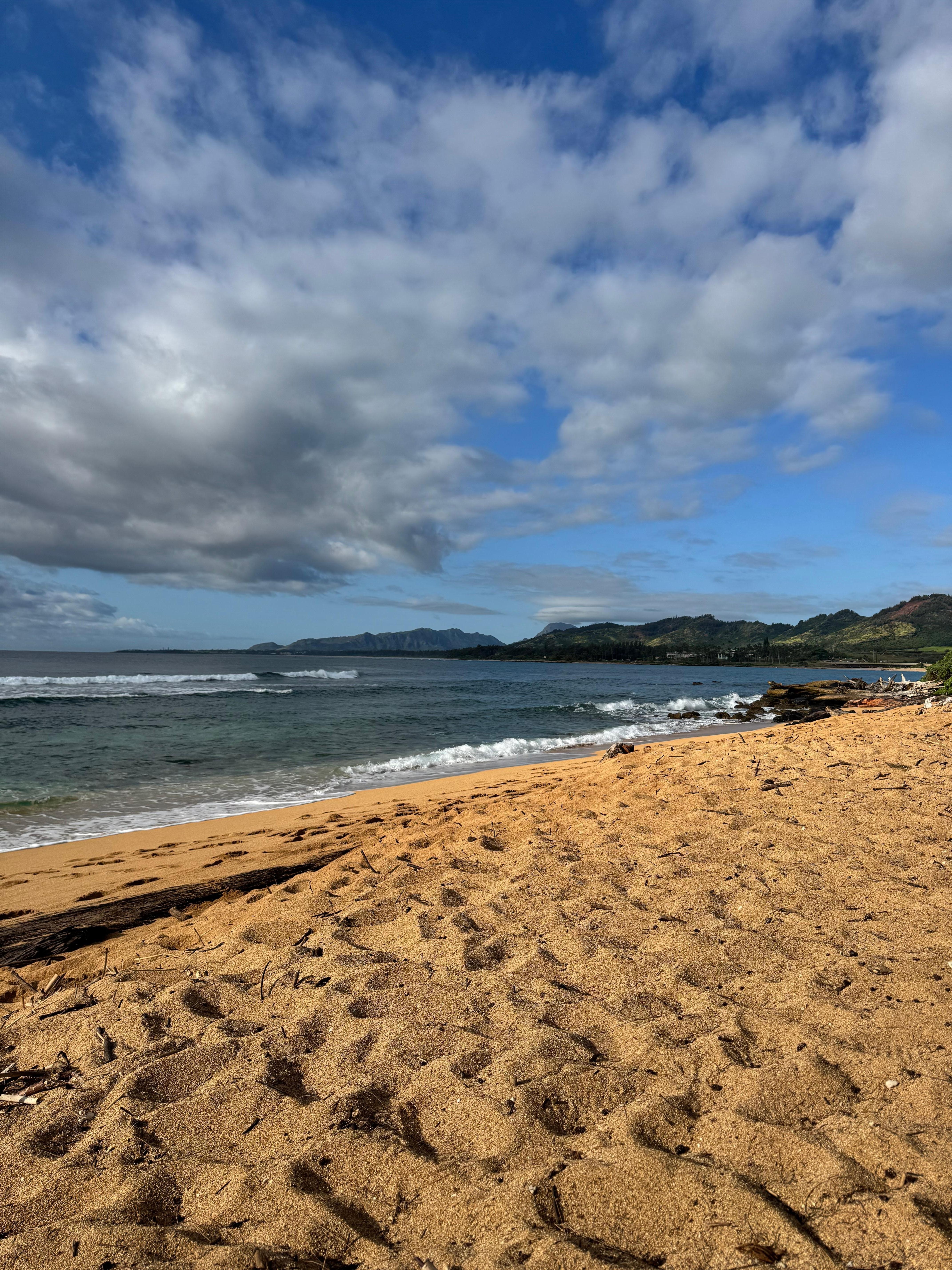 Beach side morning view