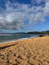 Beach side morning view