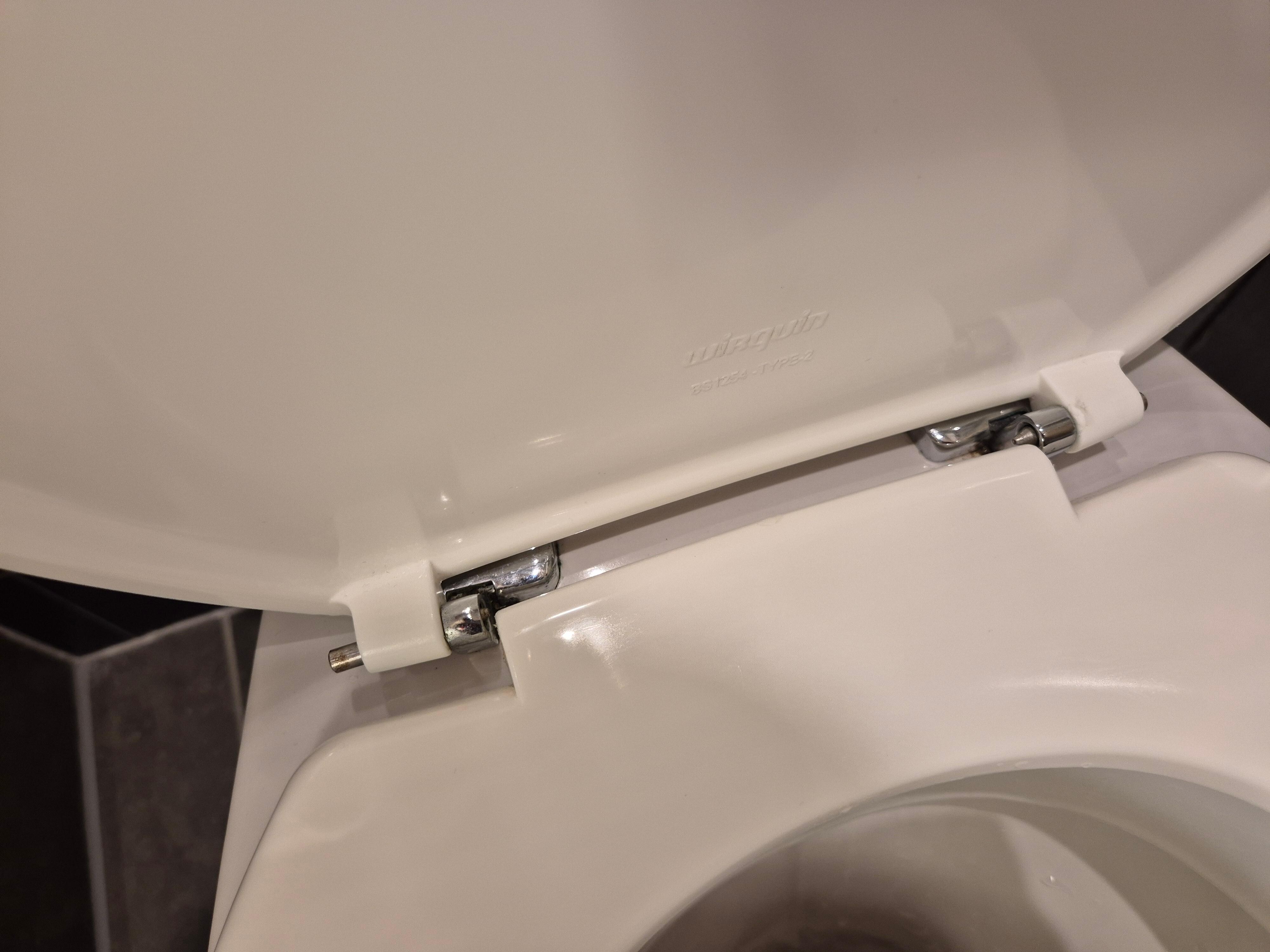 Cheap toilet seat came apart everytime you used it.