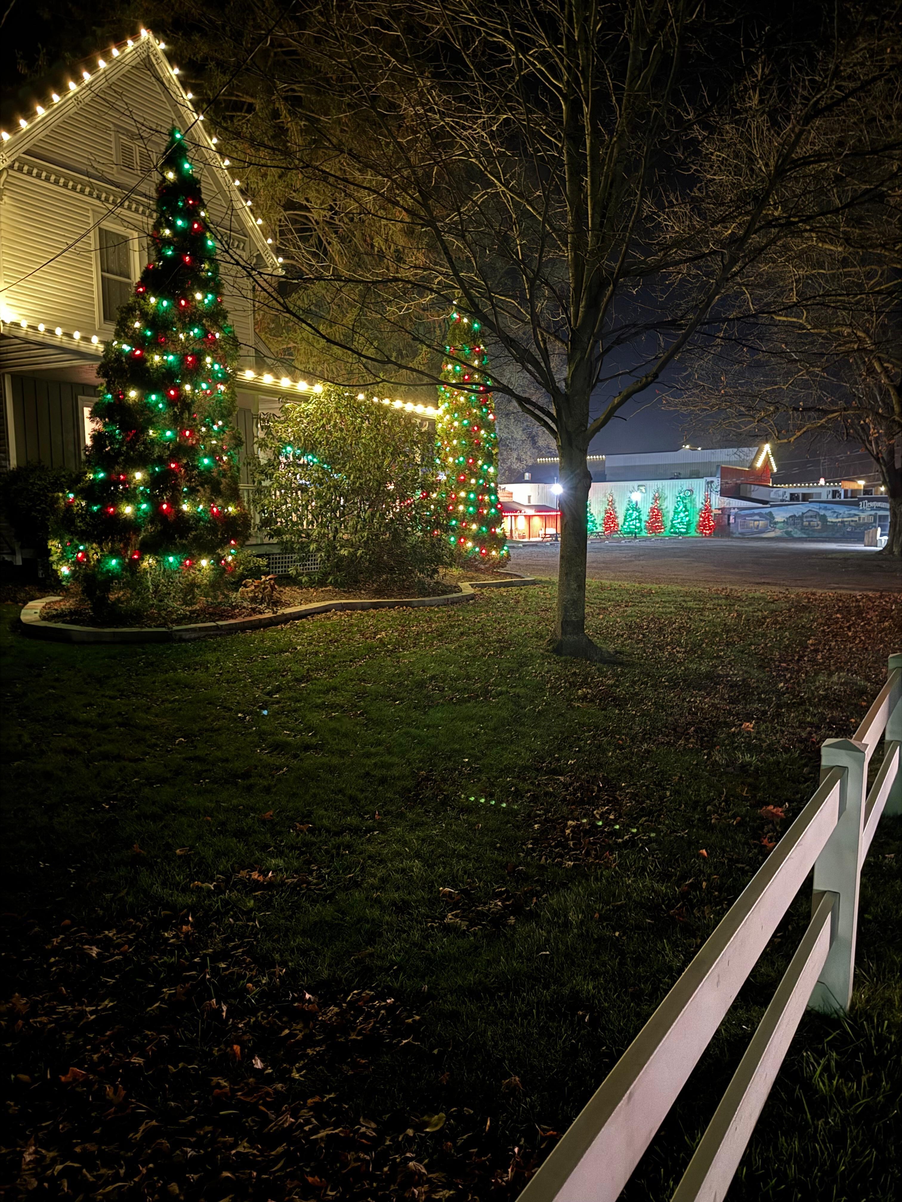 Decorated for the holidays