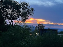 Sunset off of the deck.