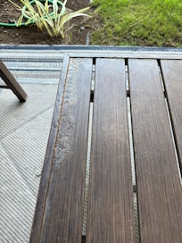 Rusty patio furniture