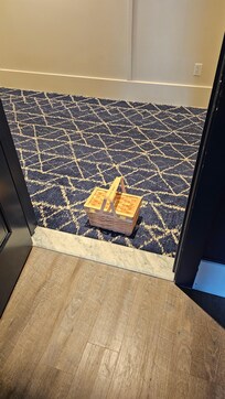 Breakfast delivered to our room in a cute picnic basket.