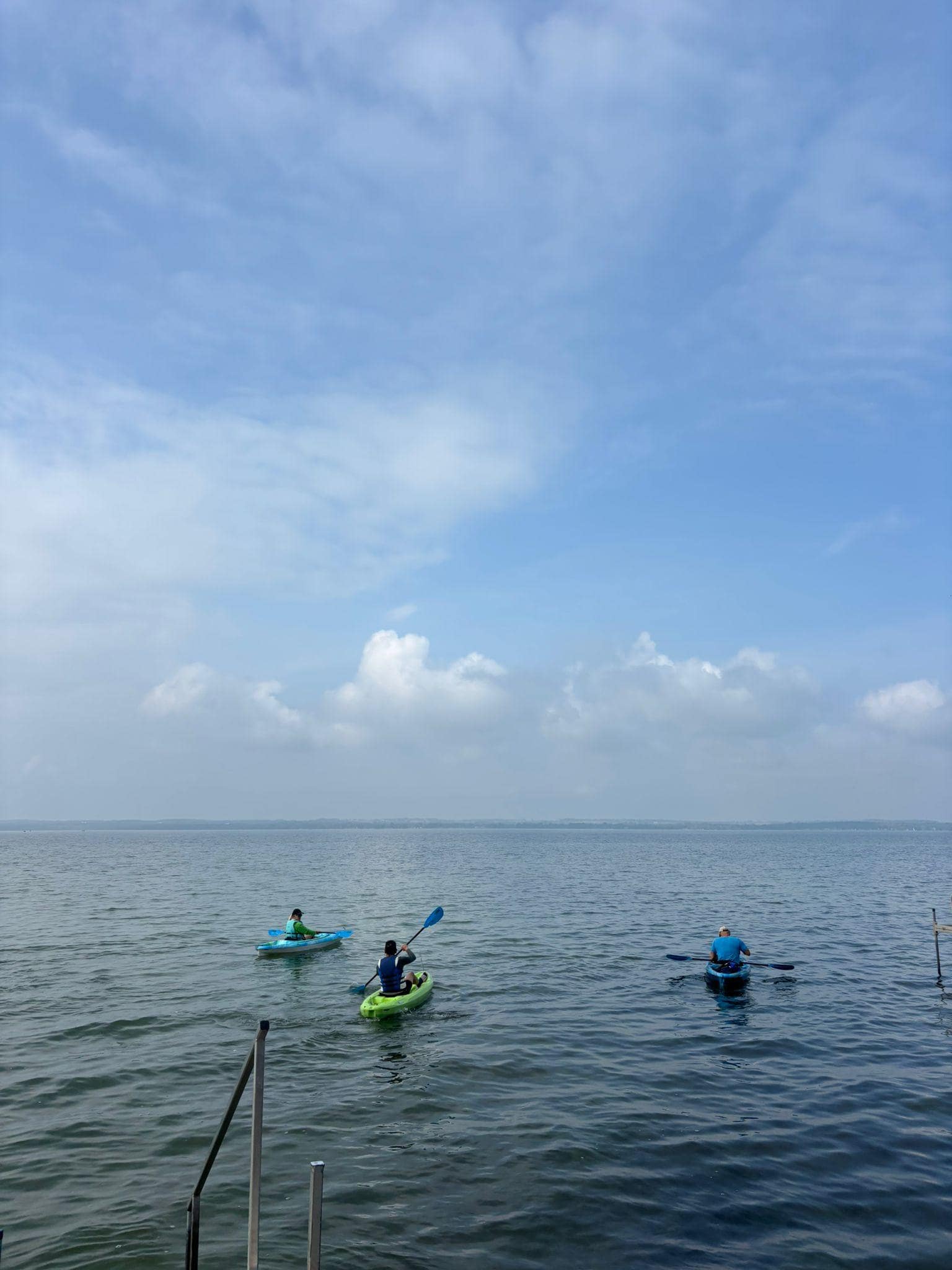 Kayaks, paddle board, life jackets, all available