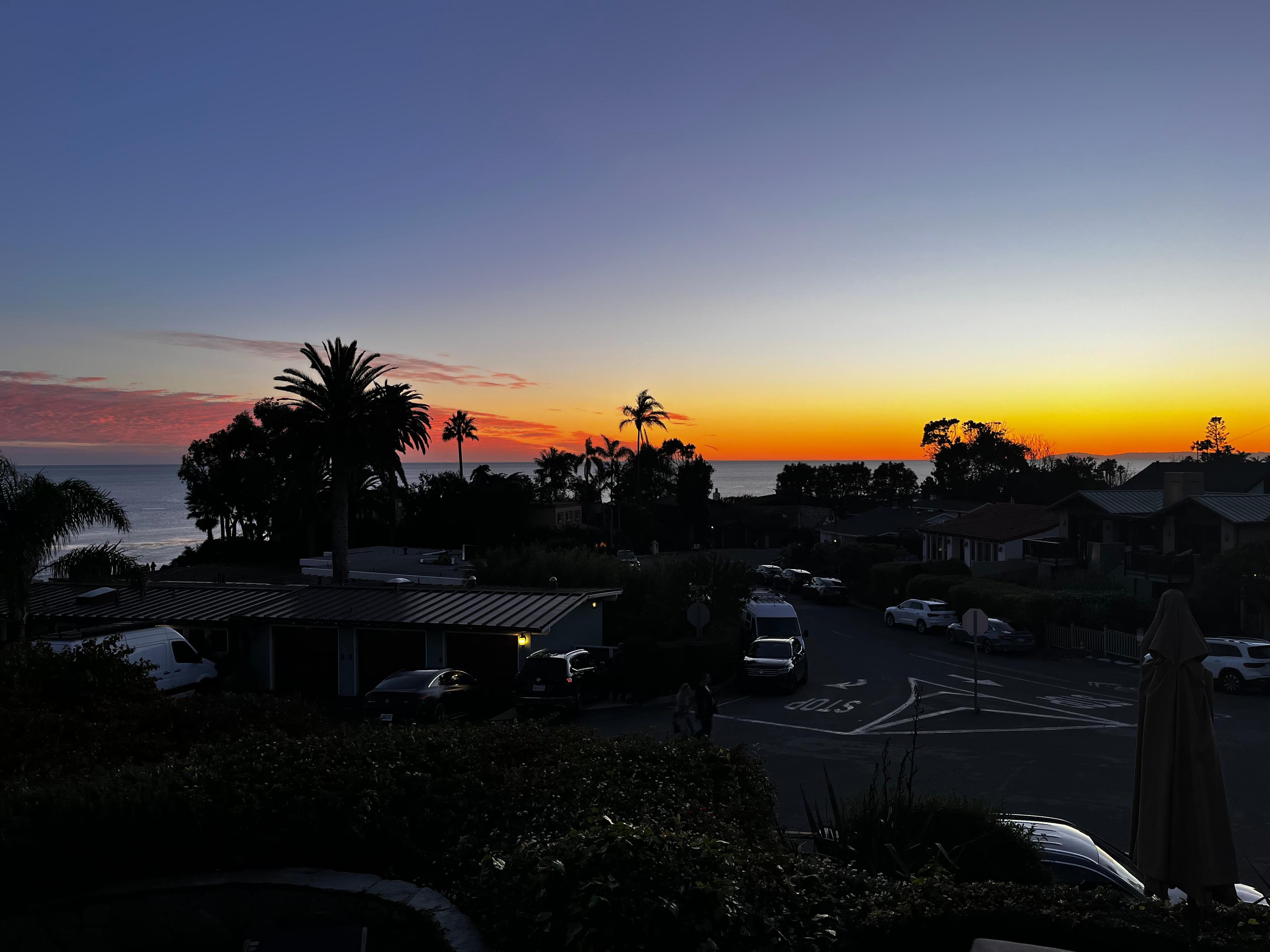 Beautiful view of sunsets 