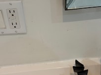 The walls in the bathrooms around the sinks had splatter and were never cleaned.