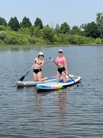 Paddle boarding