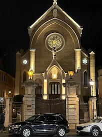 Cathedral at night.