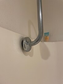 Shower head felt like it was going to break when shower was on.
