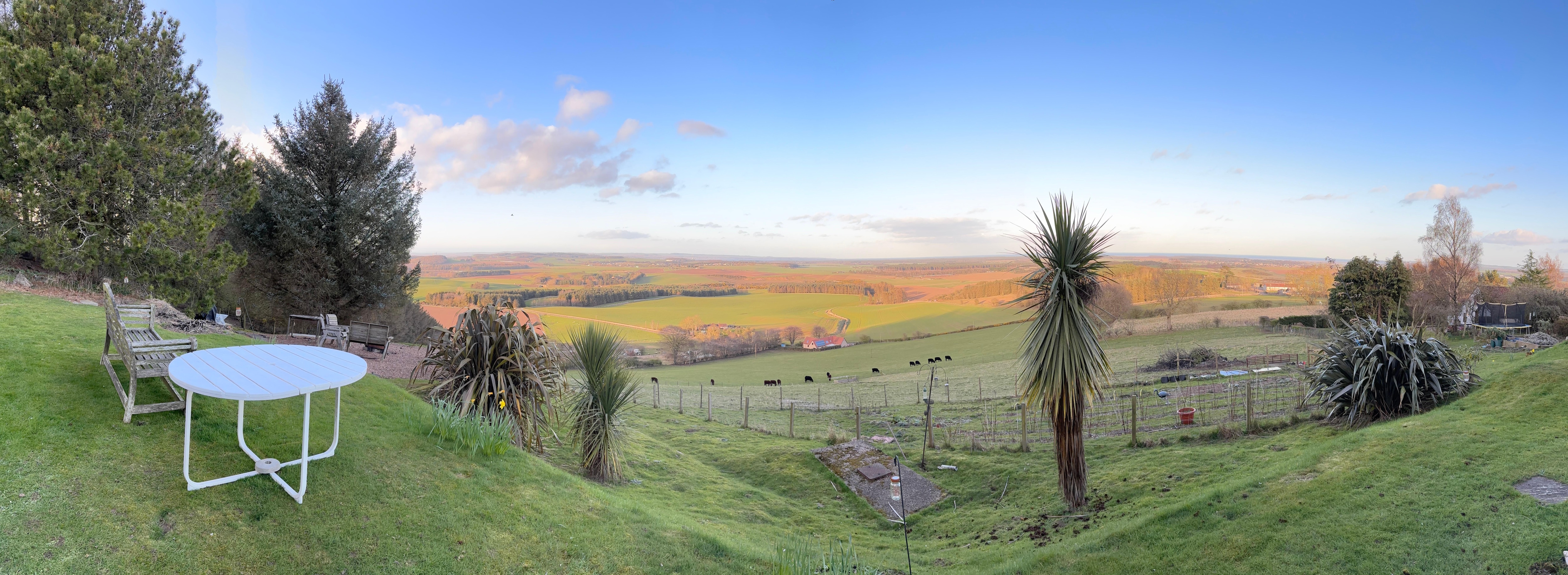 View from the sitting room. 
