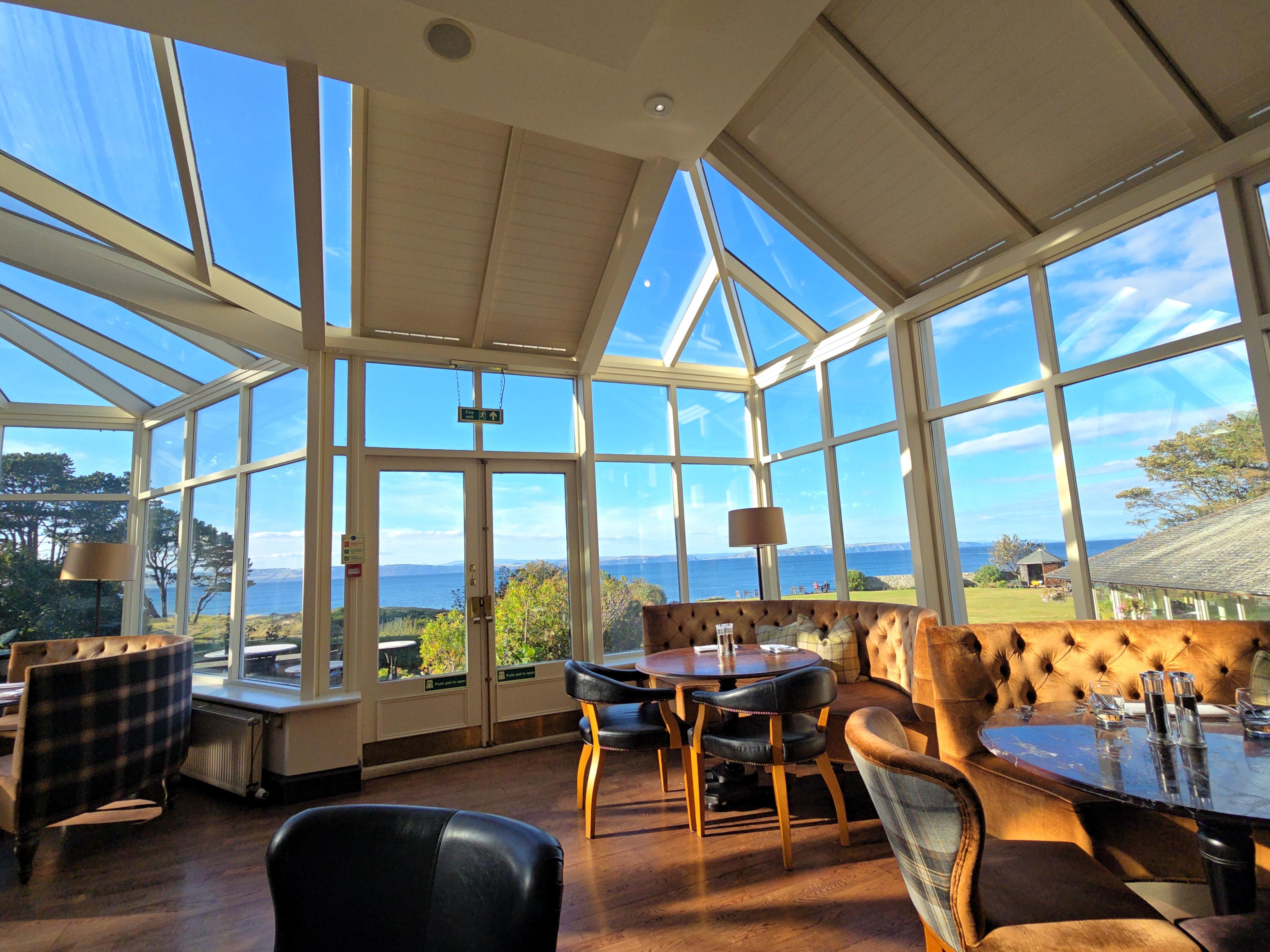 View from the restaurant