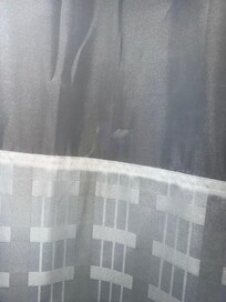 Dirty shower curtain