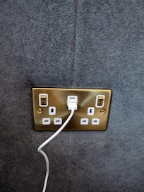 Wonderful outlets for phones etc.