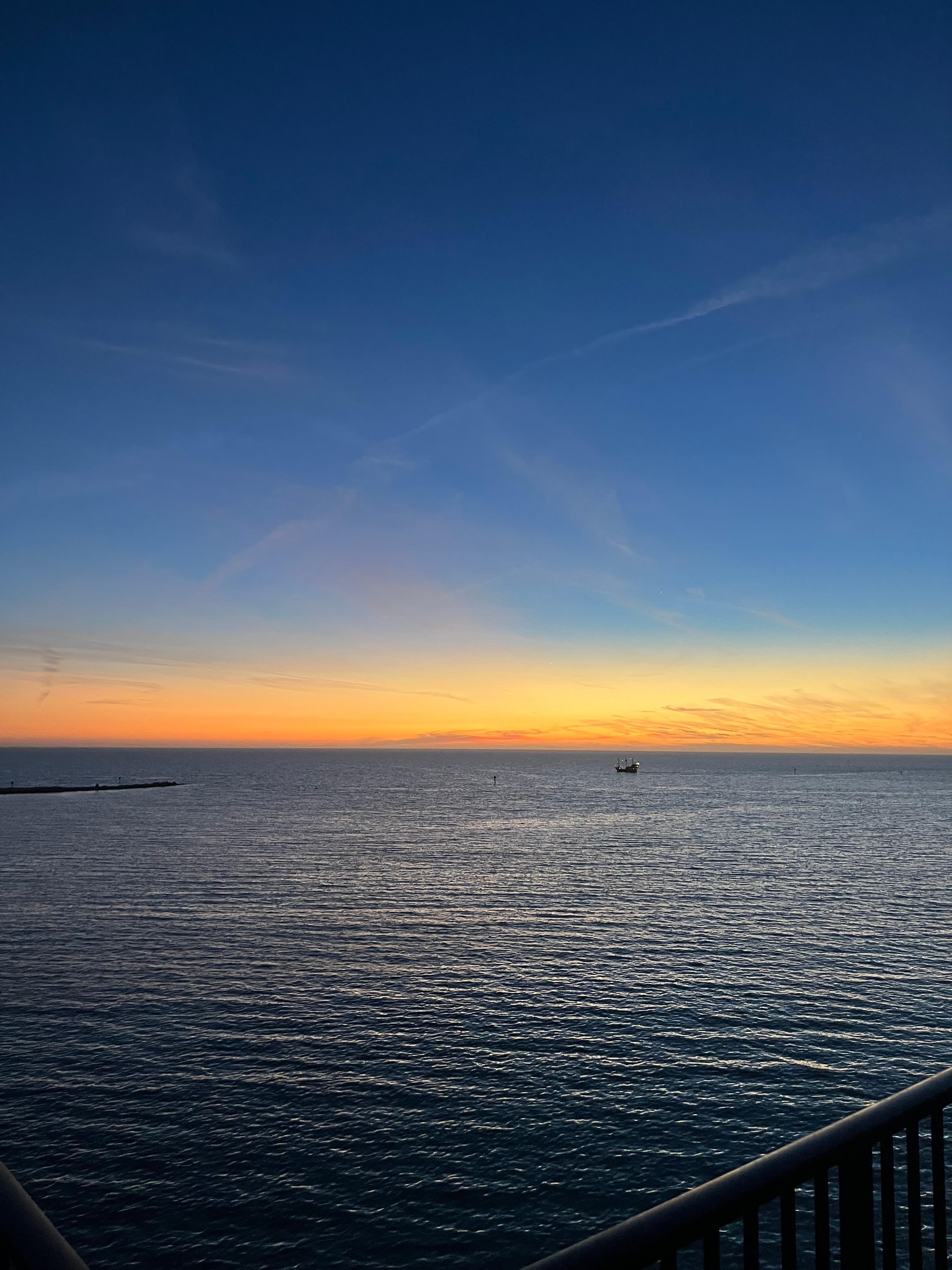 Sunsets on the pool terrace 