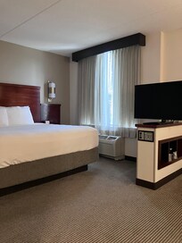 Looking towards the bed area