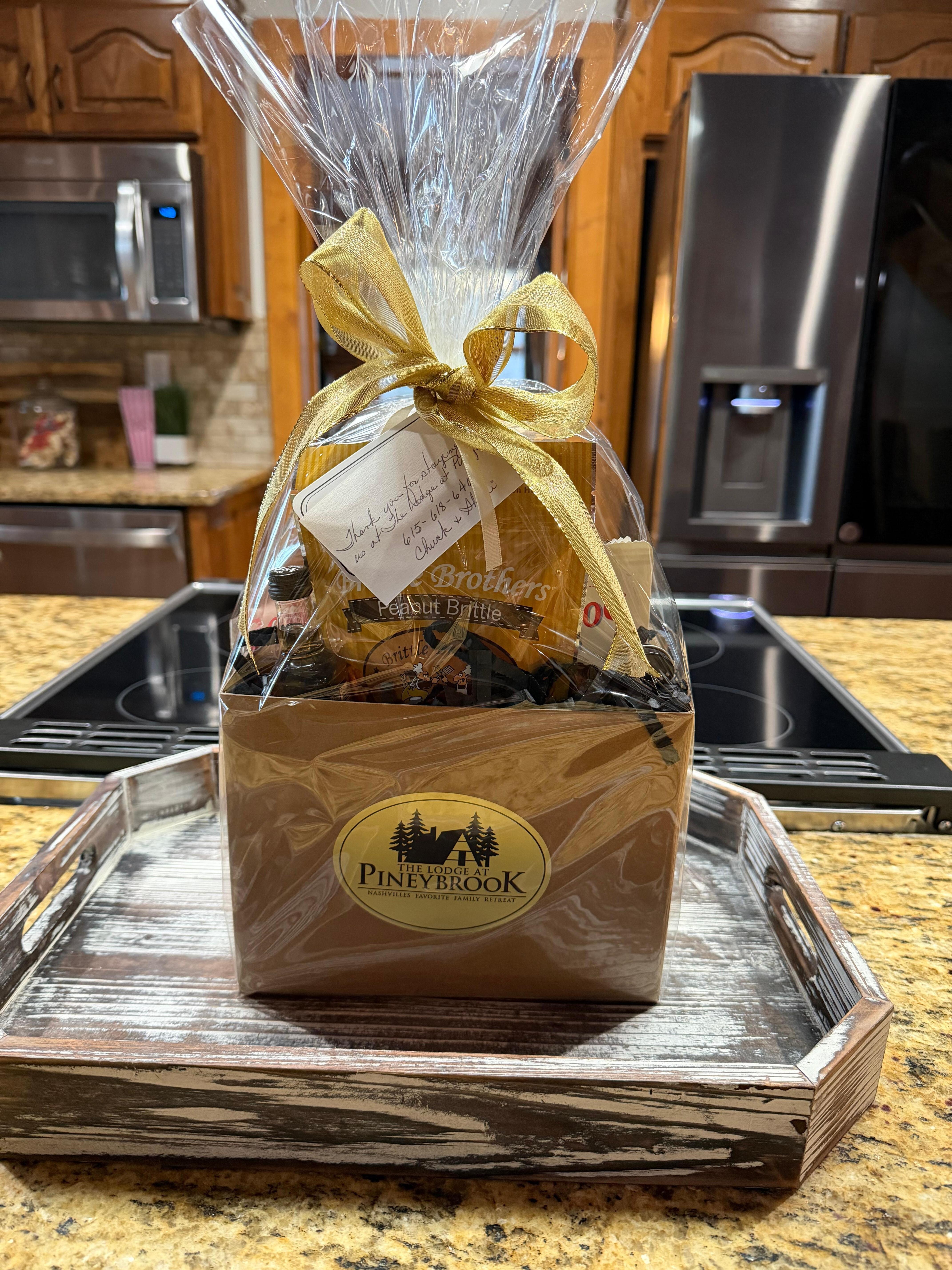 A gift bag full of goodies!