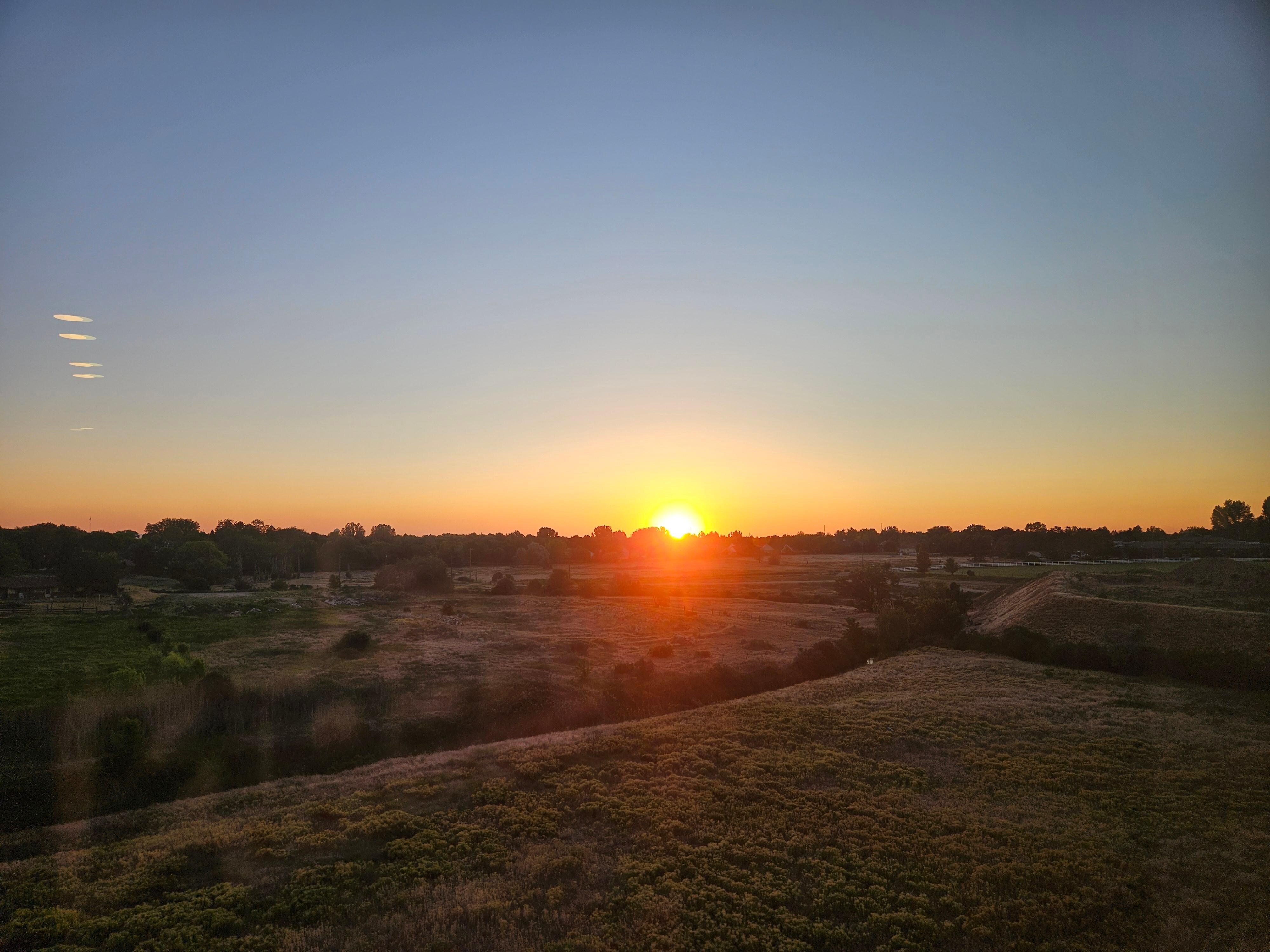 The Sunsets are amazing