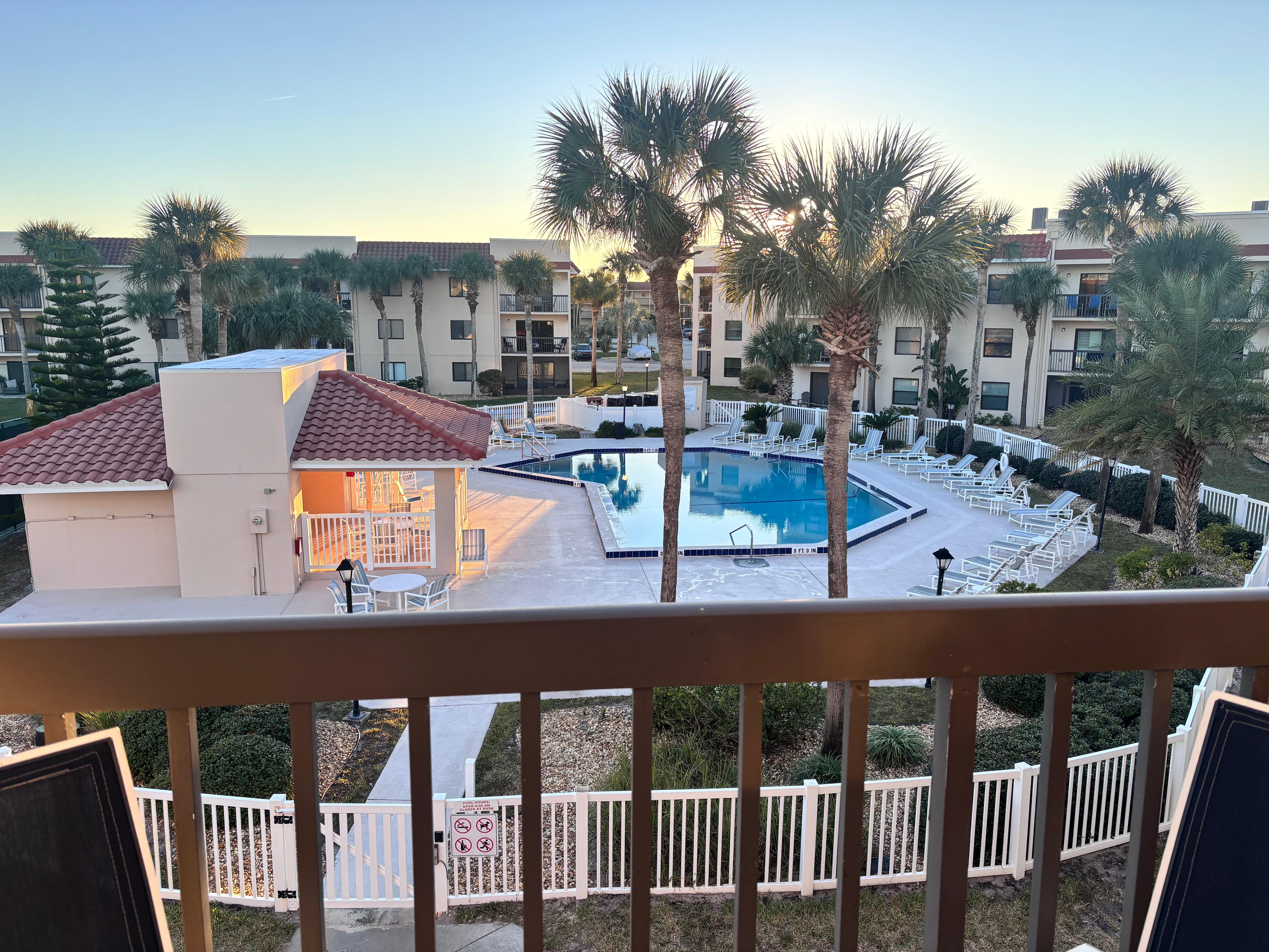 The patio, where we spent our mornings and evenings.  So relaxing! 