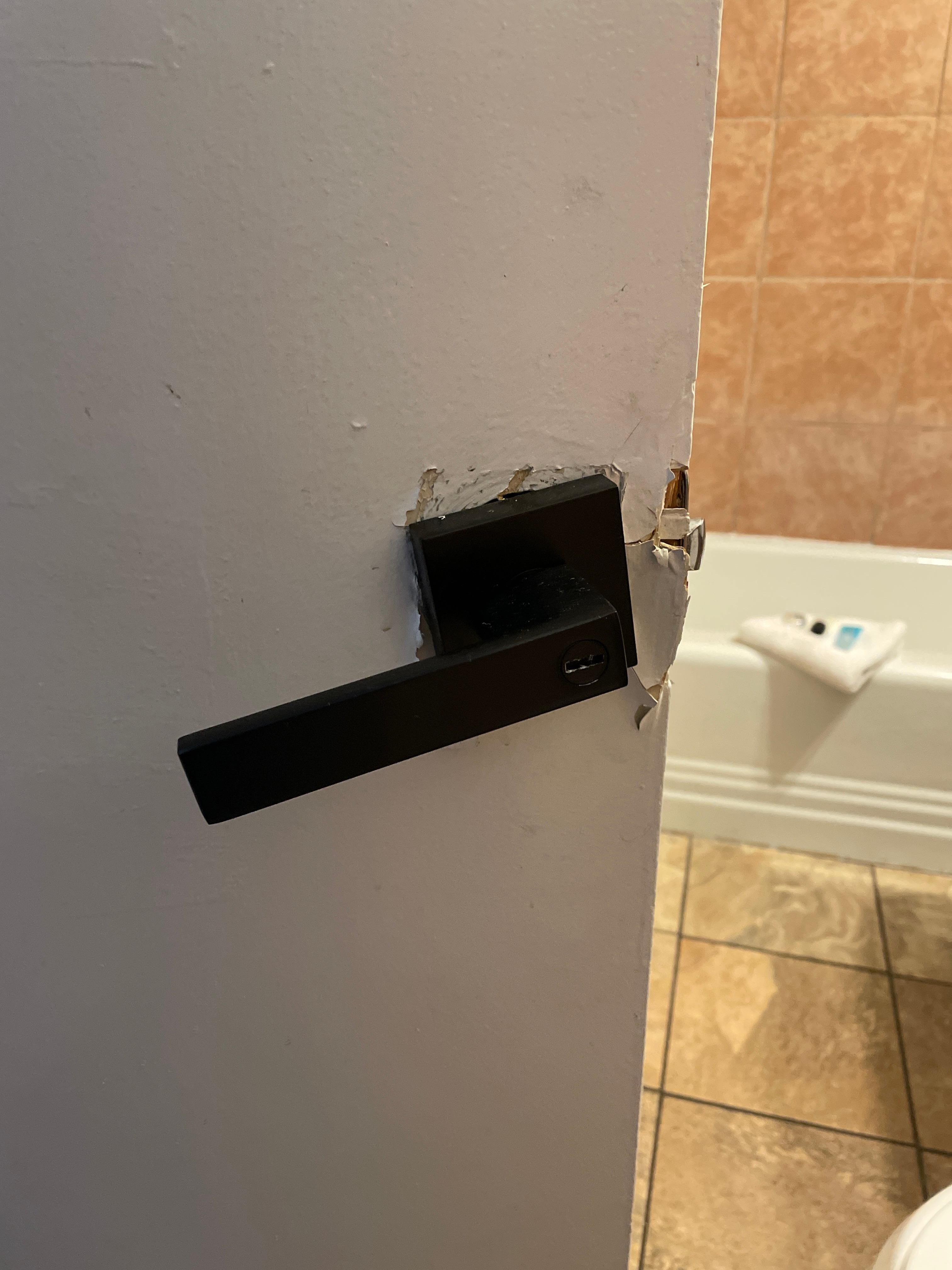 Door has been kicked in