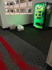 Garbage sitting by my door for 24 hours