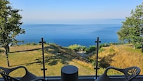 Blick vom Balkon
