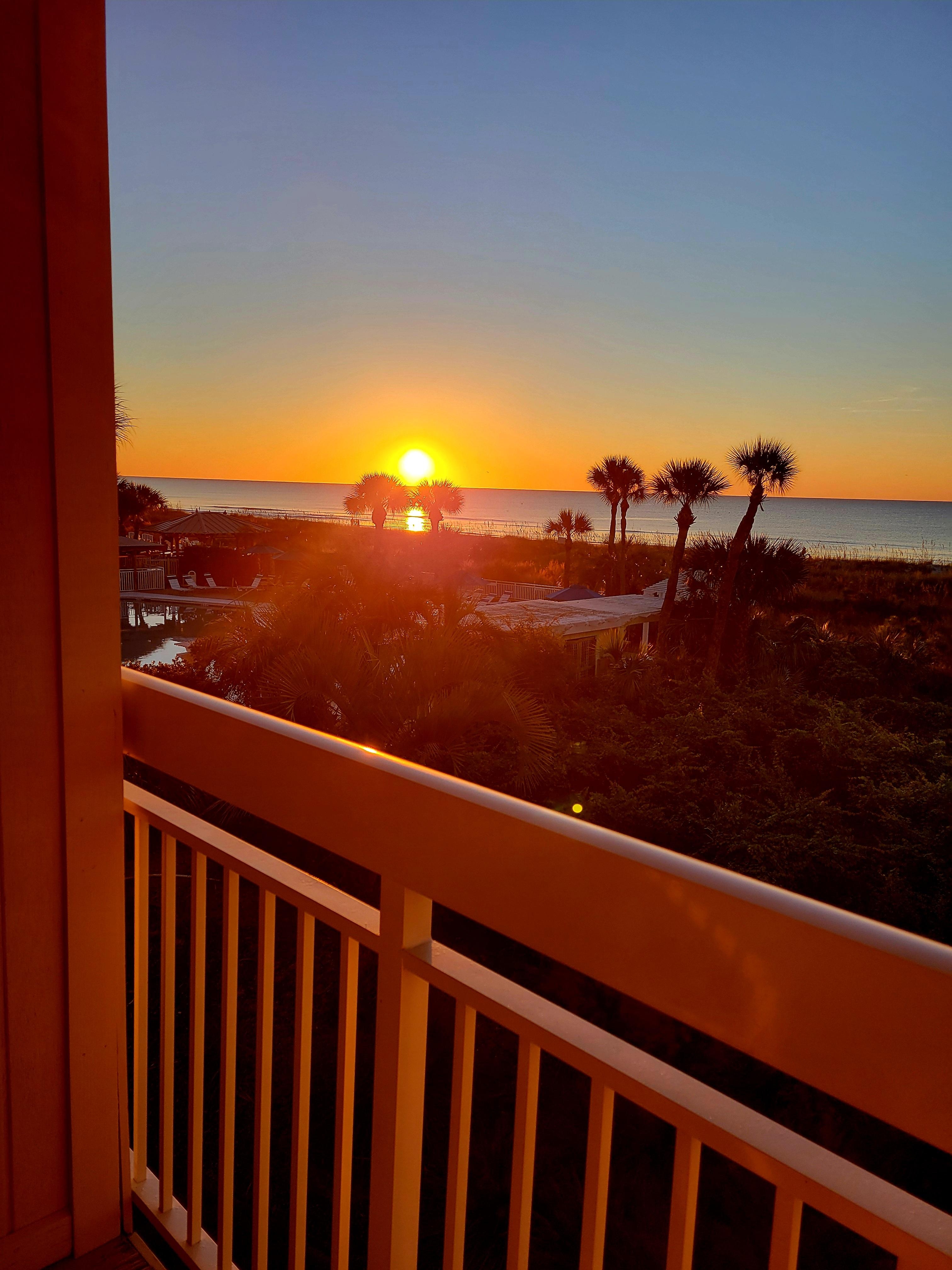 Sunrise From the balcony.