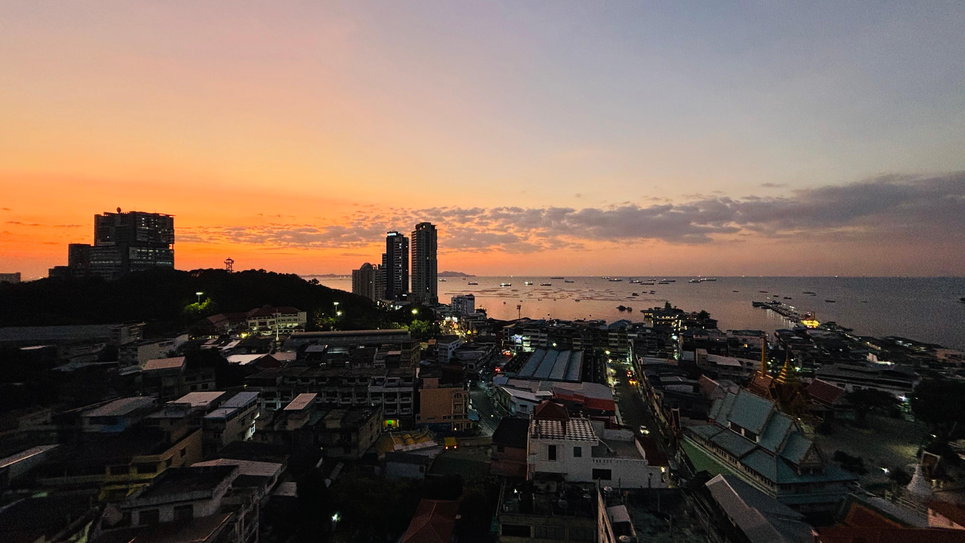 15階の部屋からの眺望