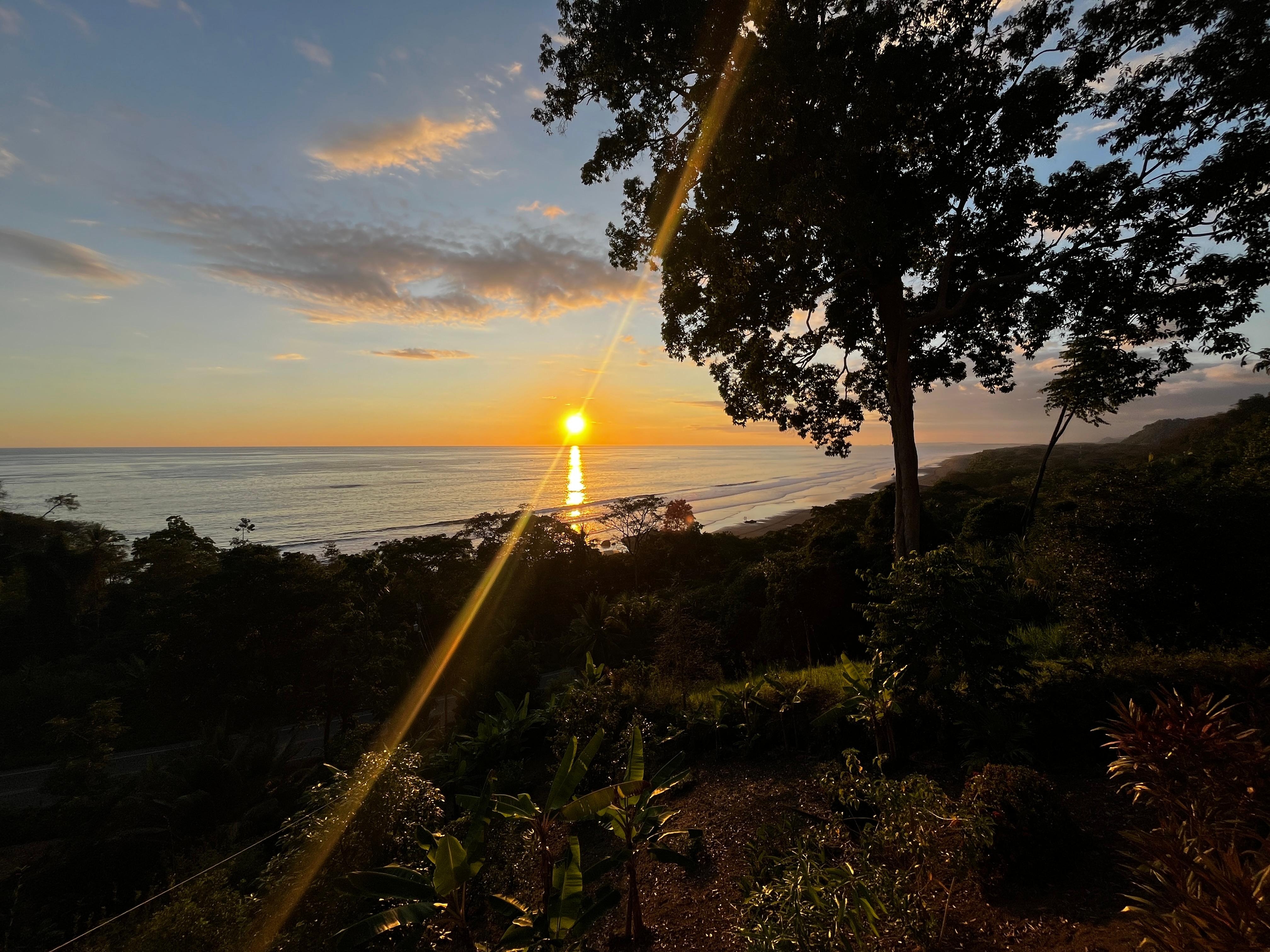  Couché soleil du balcon