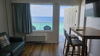 Living Room and balcony area.