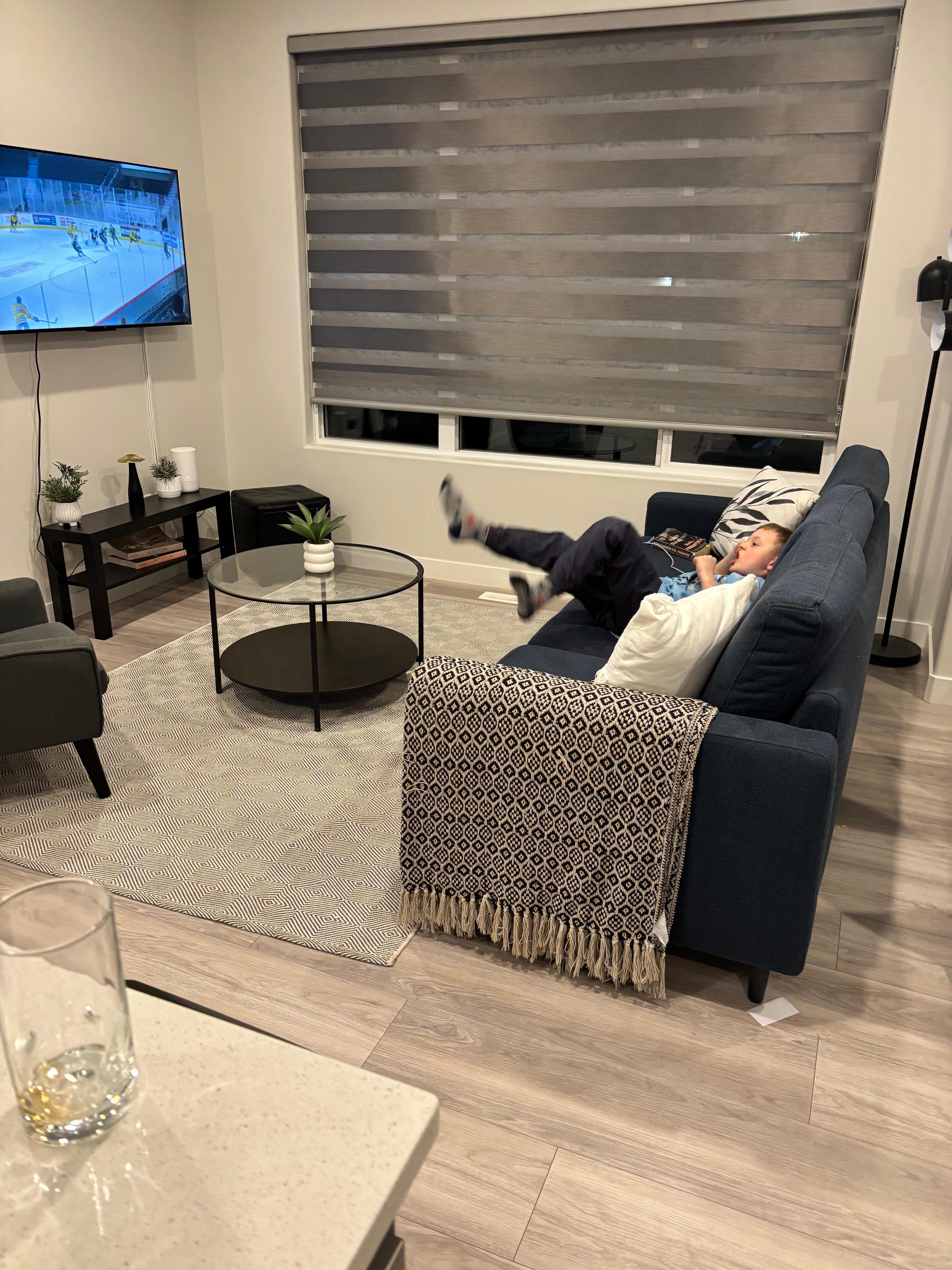 Relaxing before supper 