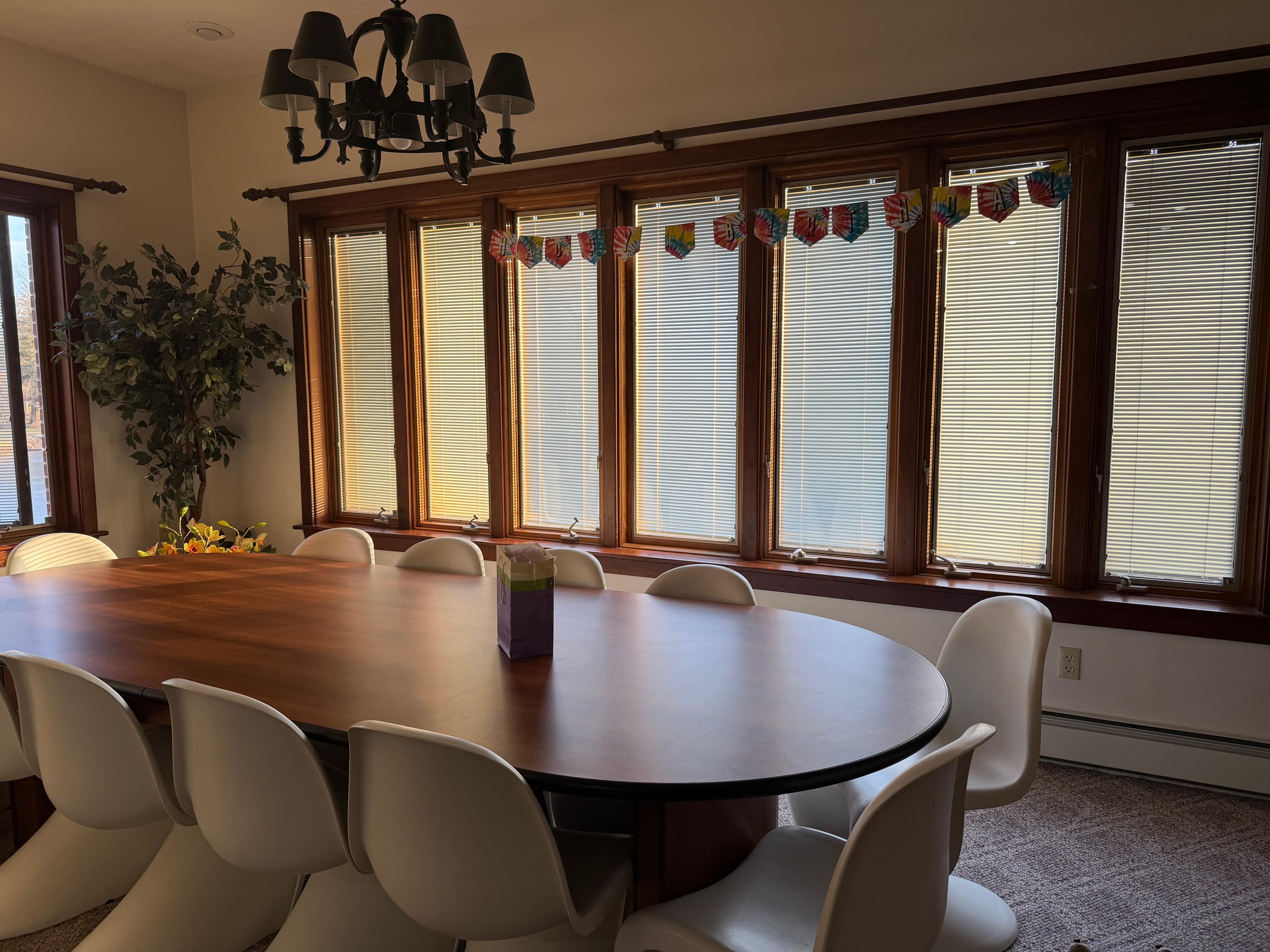 Lots or room for meals and games.