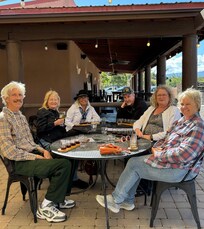 Checking out a local winery.