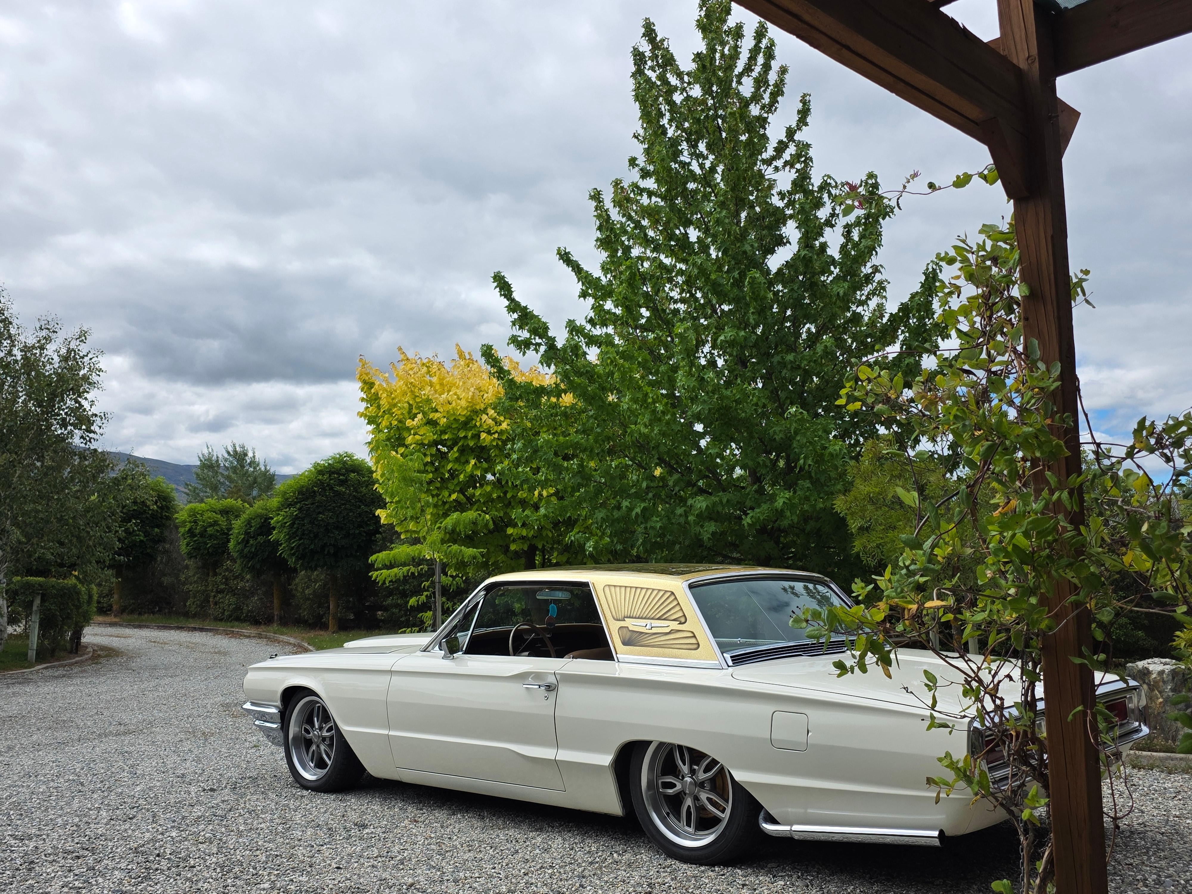 View from the outdoor table and chairs