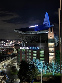 View of Luman field from our room