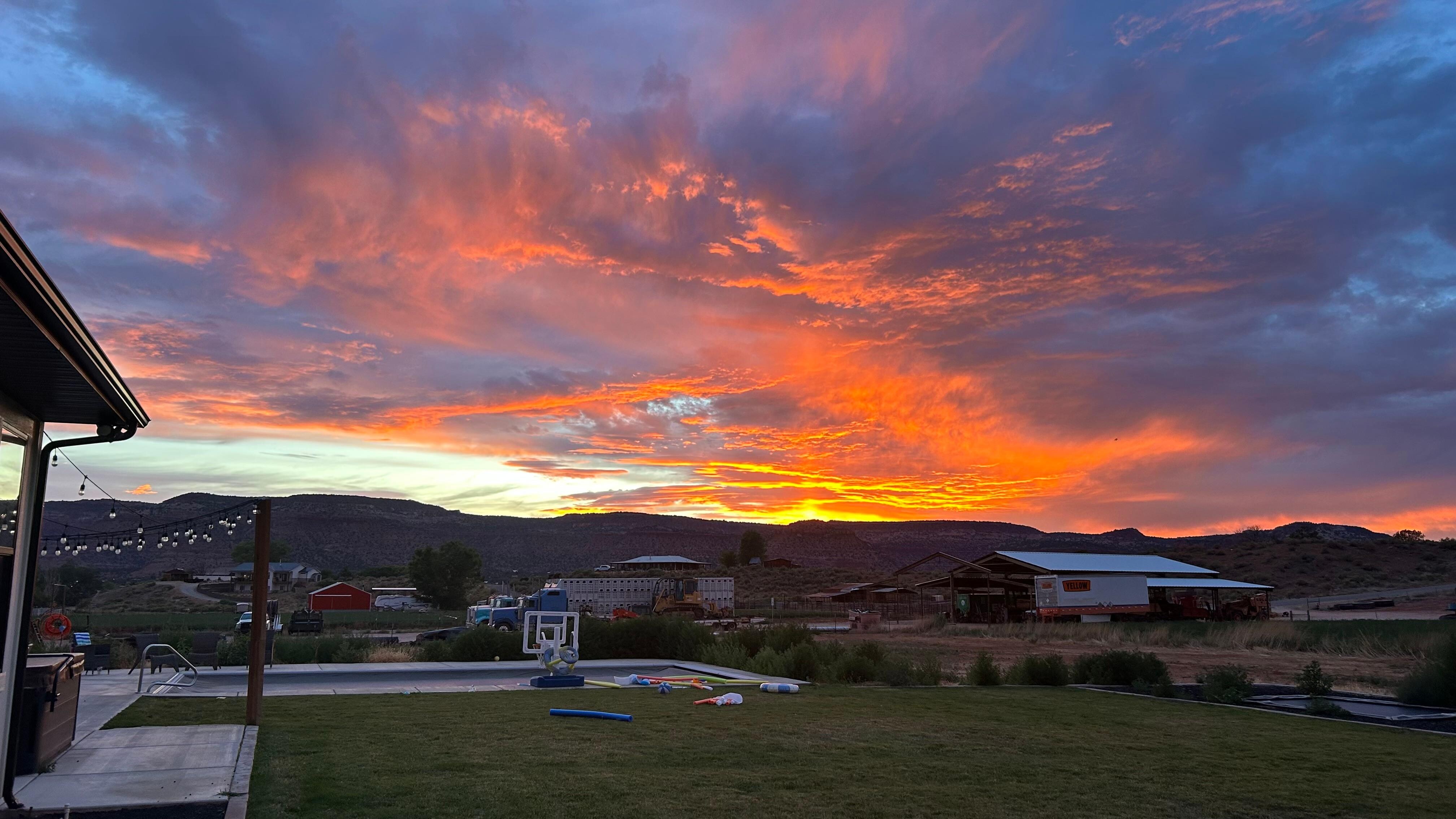Incredible sunset!