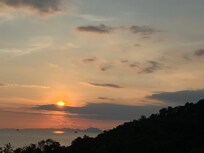 View from our balcony