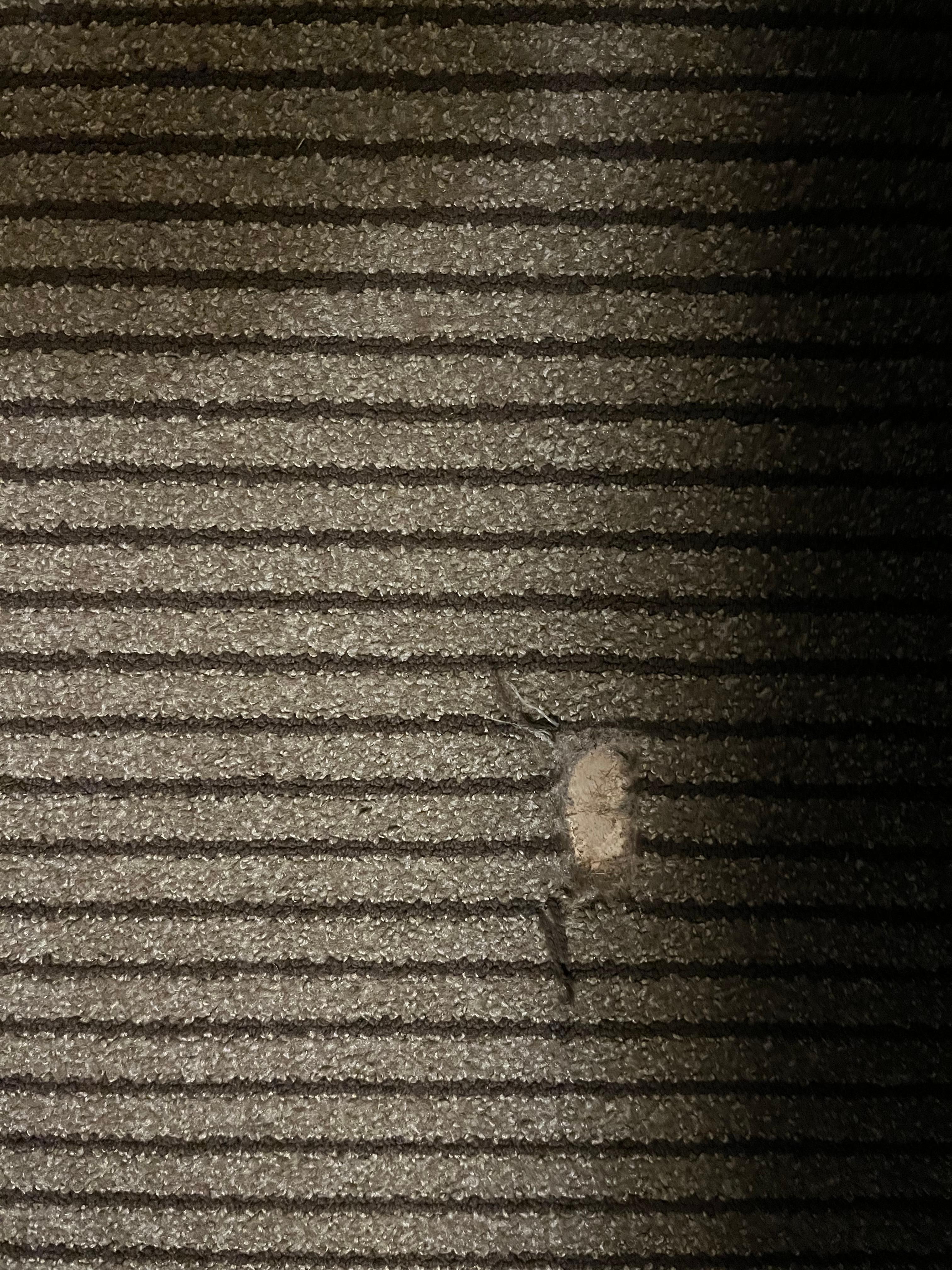 Further carpet damage