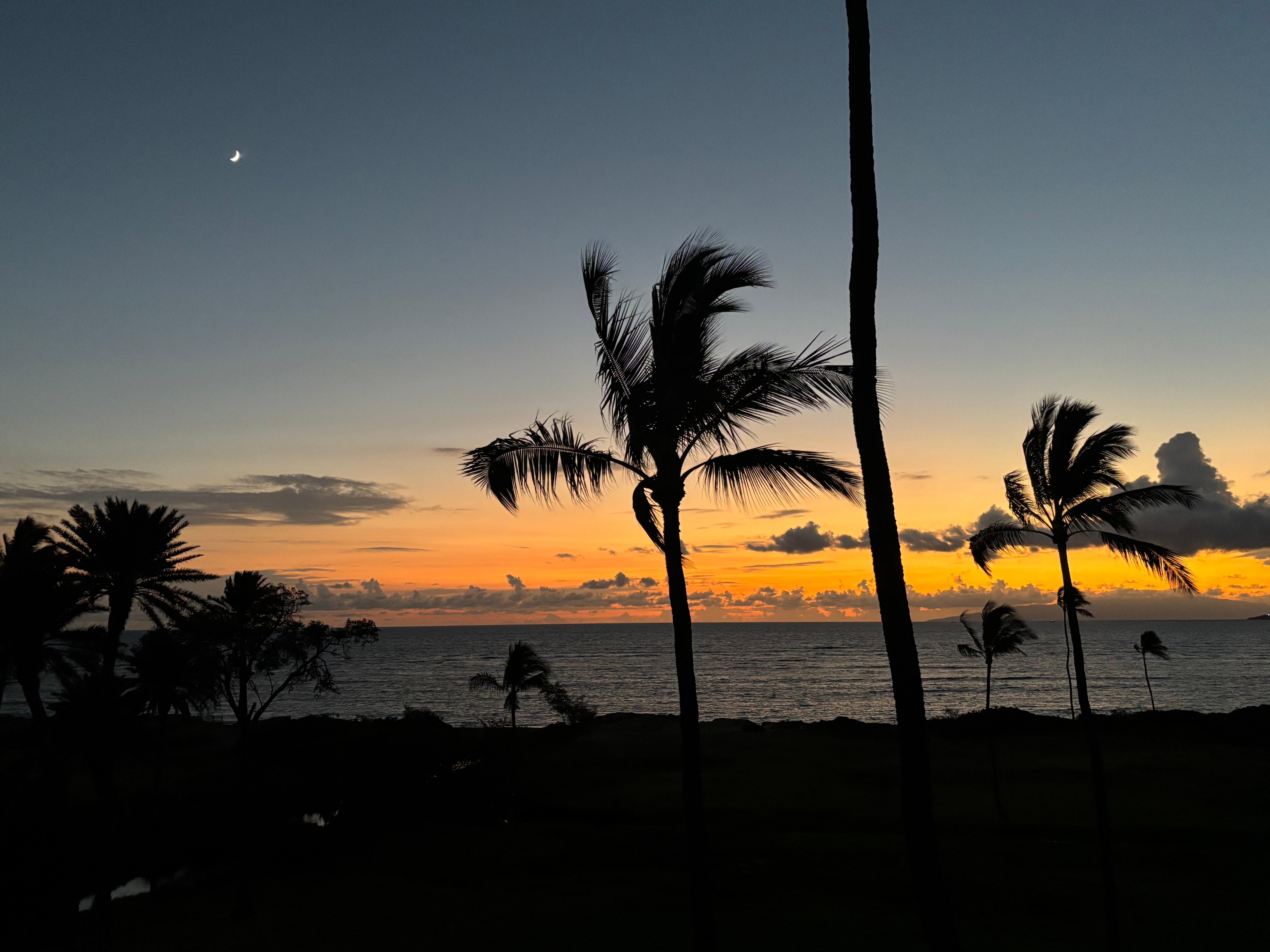 Sunset from the deck