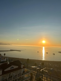 Soluppgång från balkongen