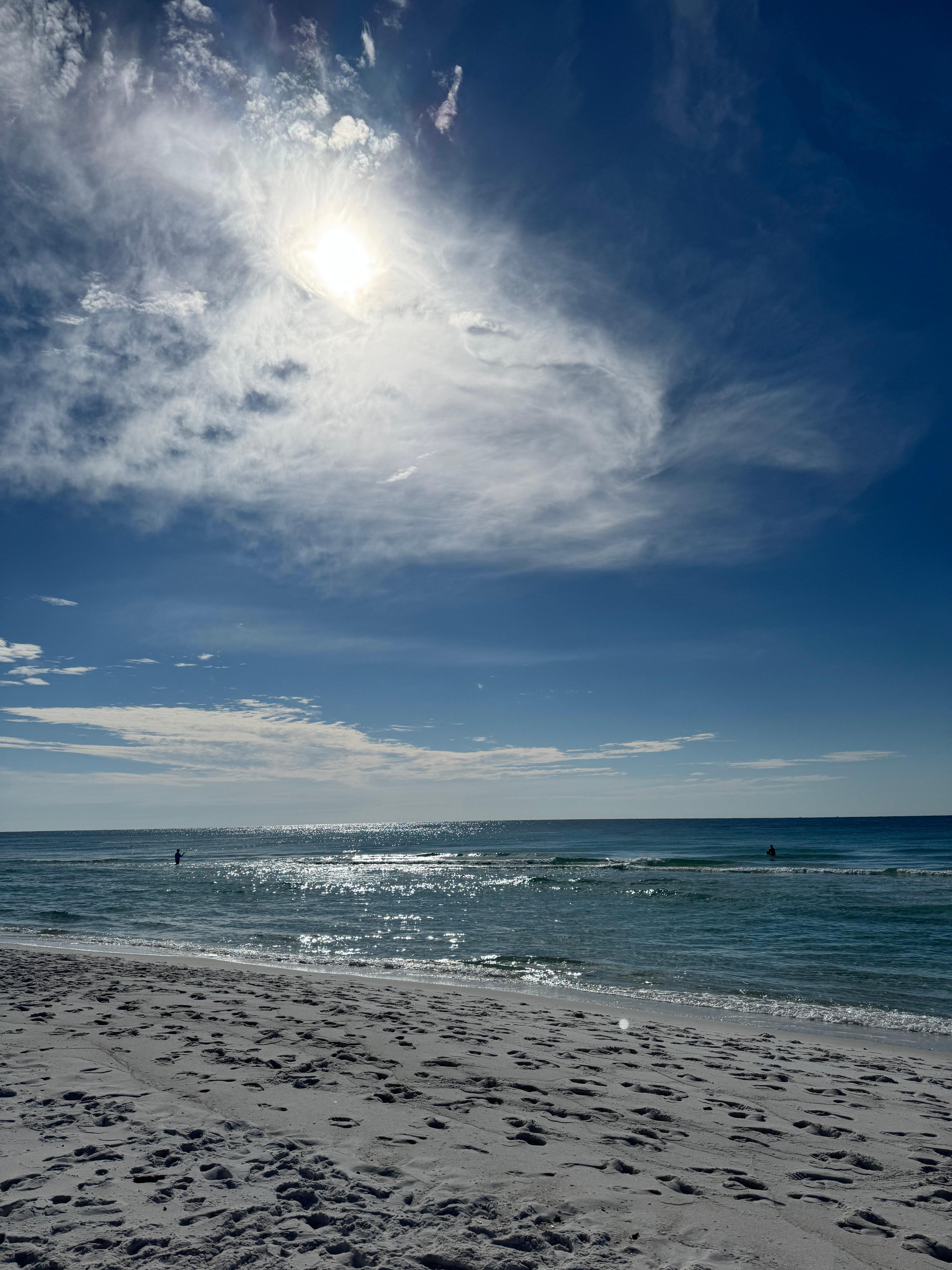Calm, shallow waters perfect for children. 