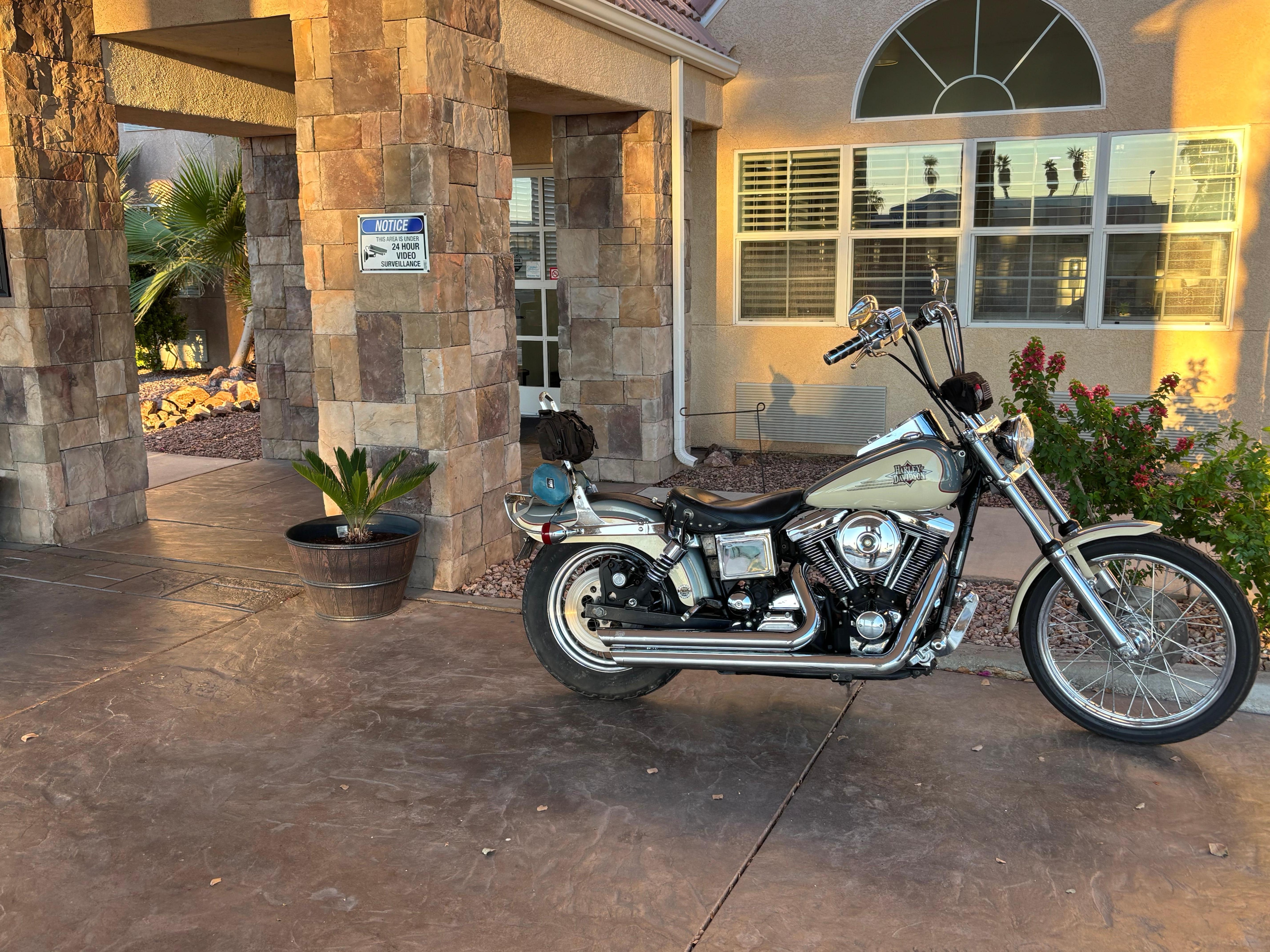 Safe motorcycle parking