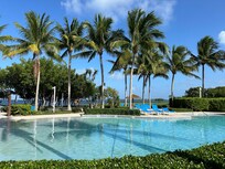 Pool area and our view