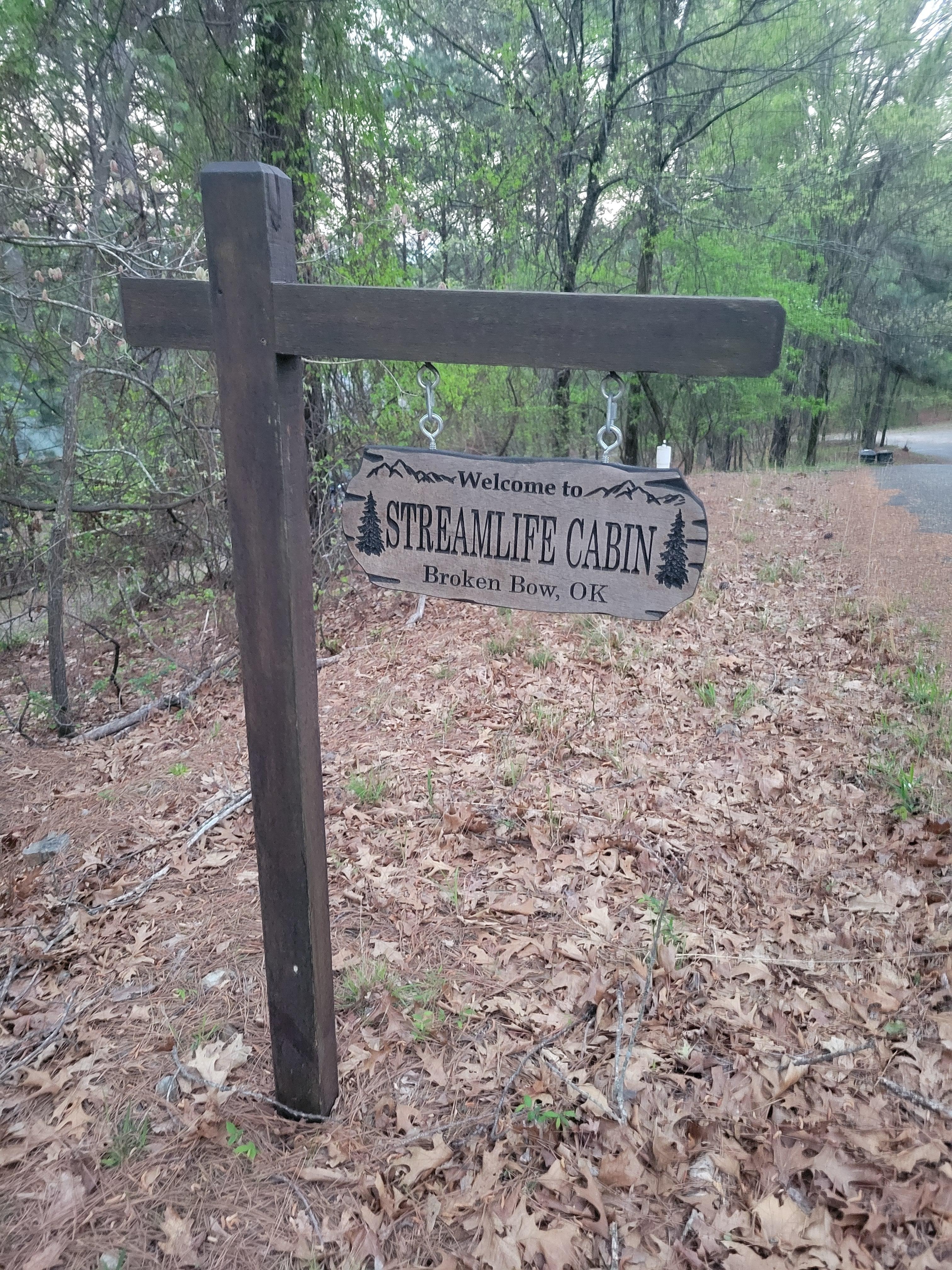 The sign at the side of the road