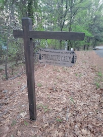 The sign at the side of the road