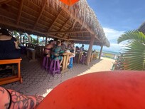 Tiki bar area