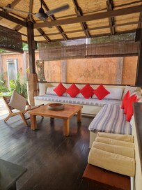 Lounge area attached to kitchen